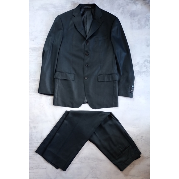 Vintage 1980s Style Giorgio Armani Suit Super 150 - Picture 1 of 13